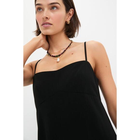 POMANDER PLACE Black Maribe Dress Size M NWT Retail $148 Tuckernuck - Picture 4 of 8